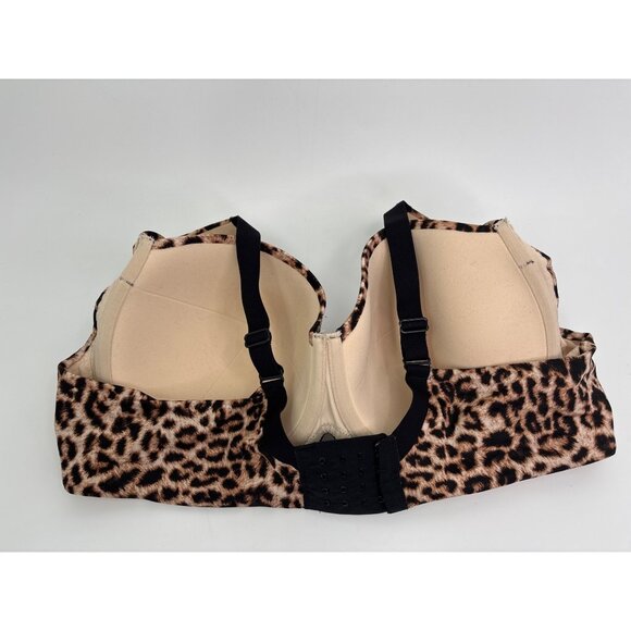 Soma Stunning Support Smooth Full Coverage Animal Print Black 42D - Picture 3 of 4